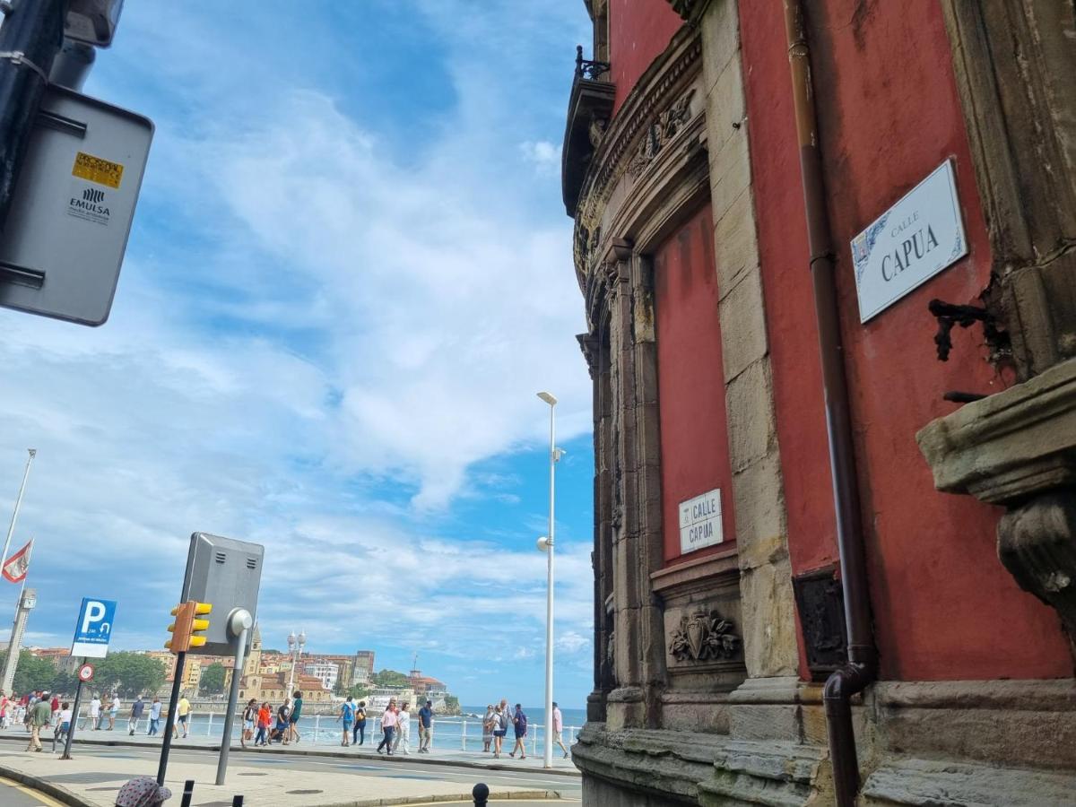 Апартаменты Bonito Piso En Gijon Centro Playa Экстерьер фото